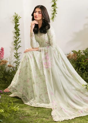 Unstitched IZNIK Digital Printed Dhanak 3 Pc