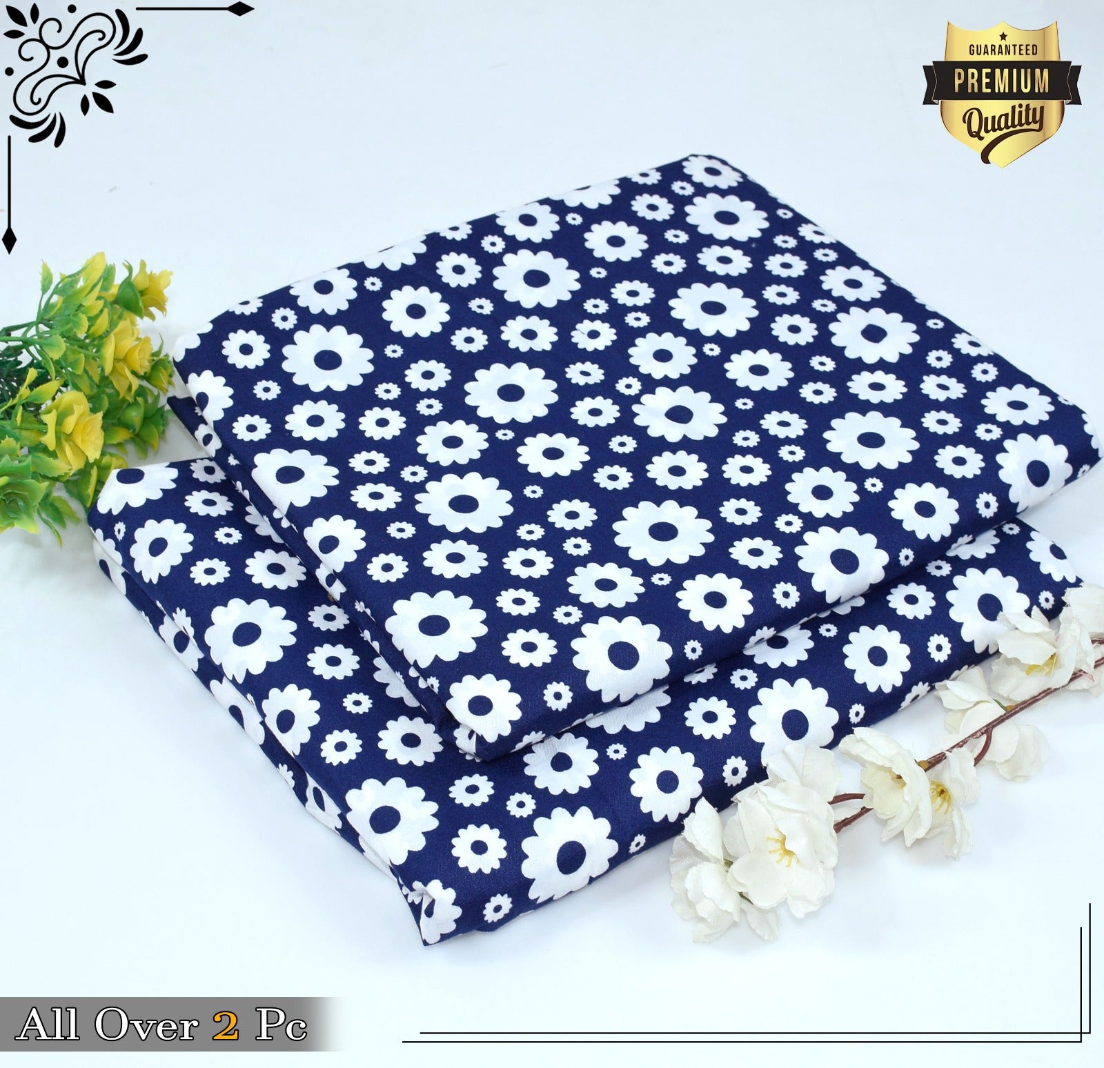 FLORAL COTTON 2PC