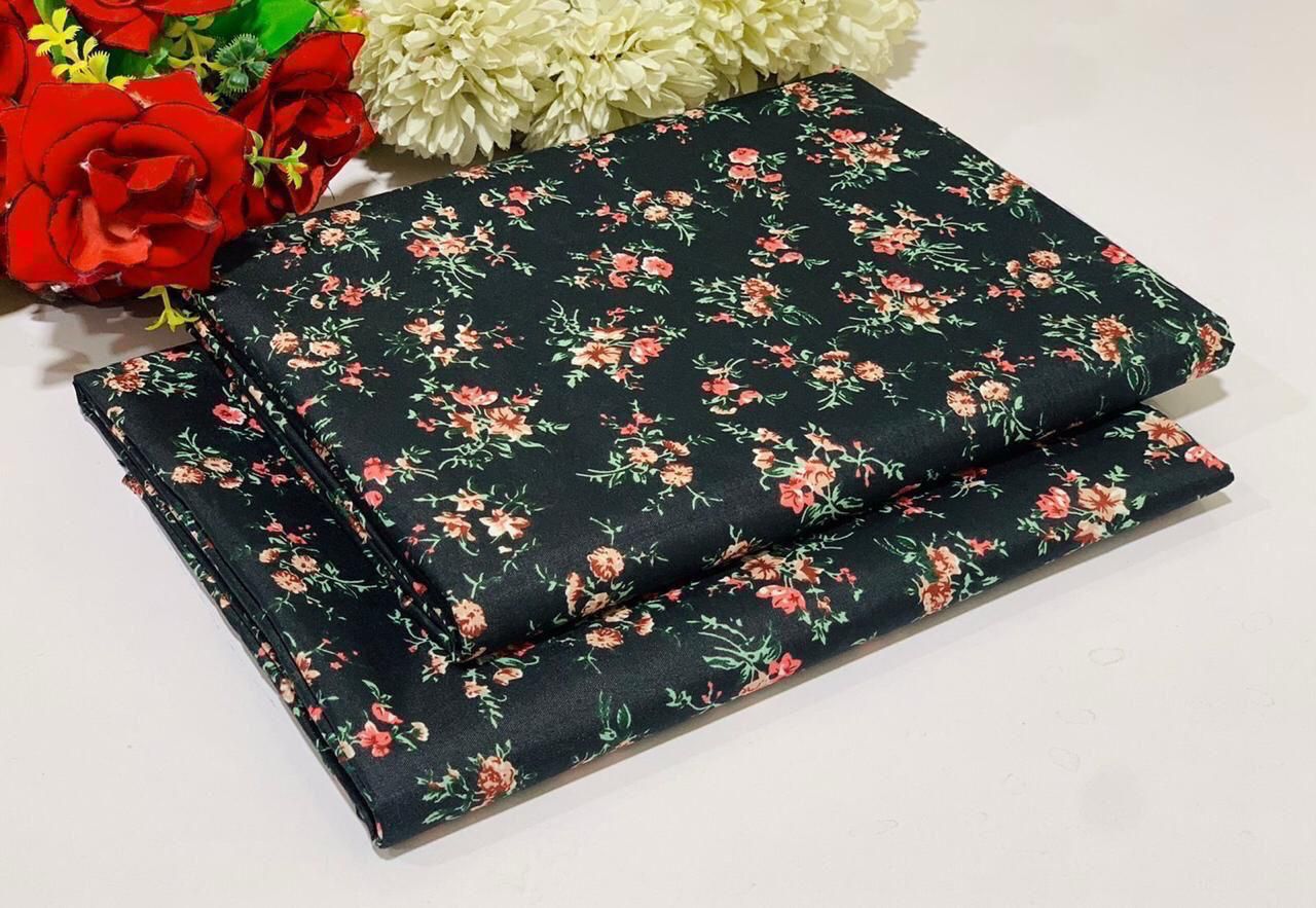 FLORAL COTTON 2PC D-010