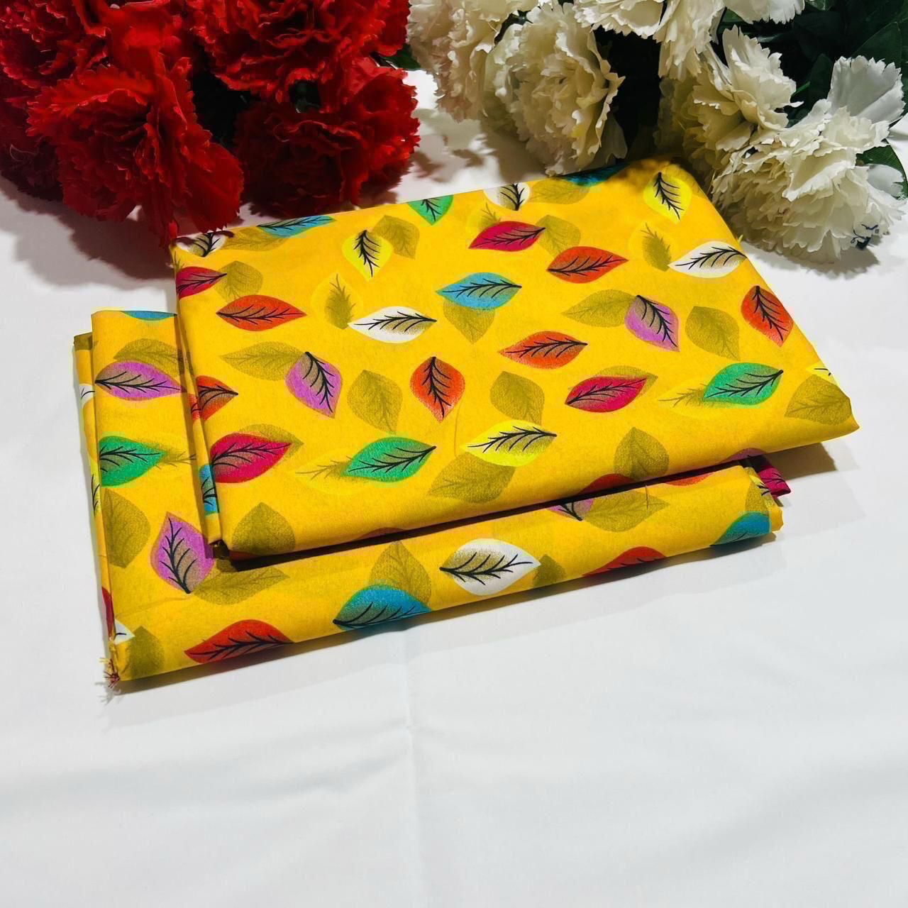 FLORAL COTTON 2PC D-004