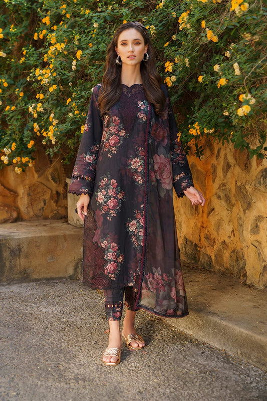 Unstitched IZNIK Digital Printed Dhanak 3 Pc