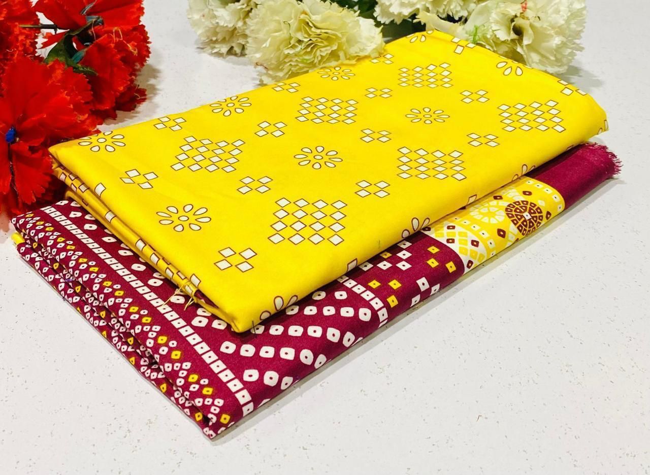 FLORAL COTTON 2PC D-032