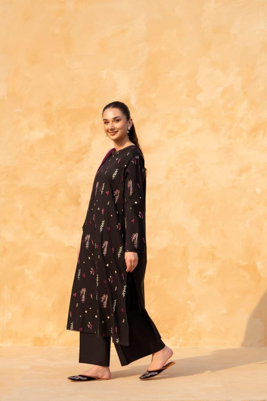 3PC EMBROIDERED SUIT DHANAK ZZ-022