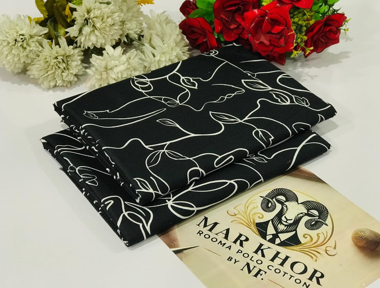 FLORAL COTTON 2PC D-043