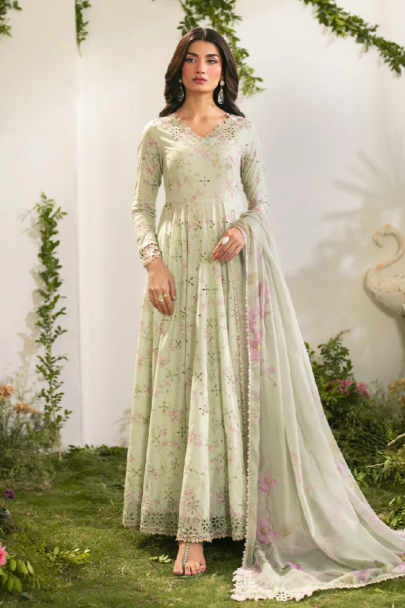 Digital Printed Dhanak 3pc Unstitched D-007