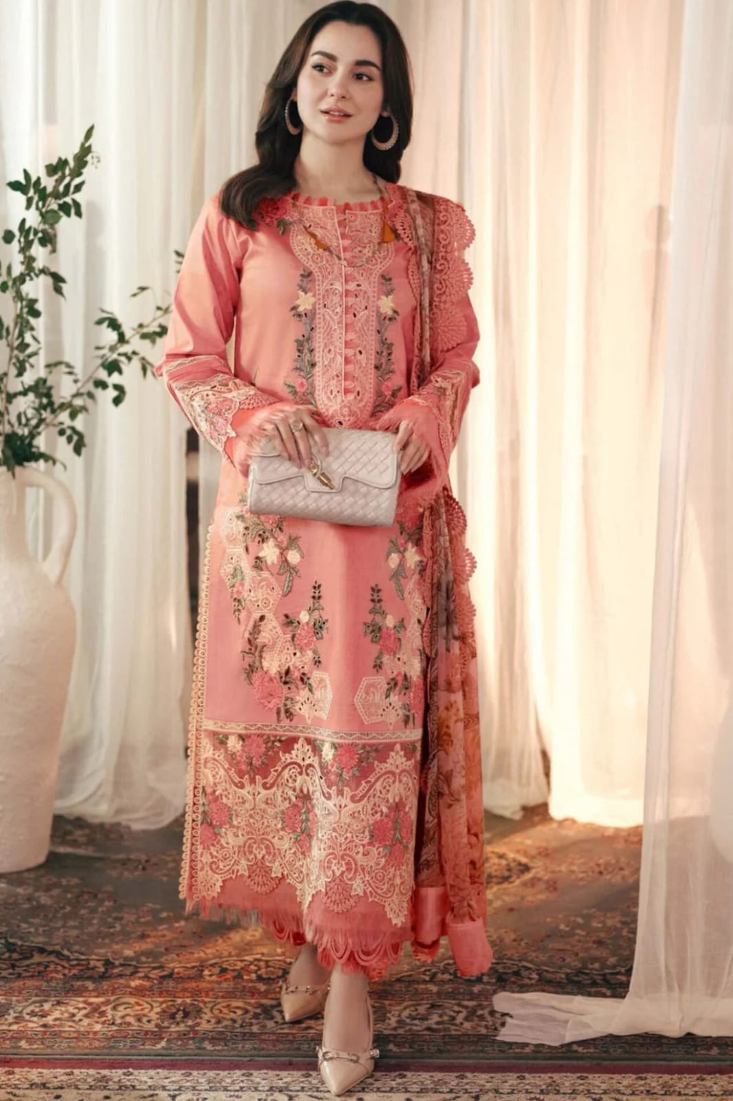 3PC EMBROIDERED SUIT DHANAK ZZ-011