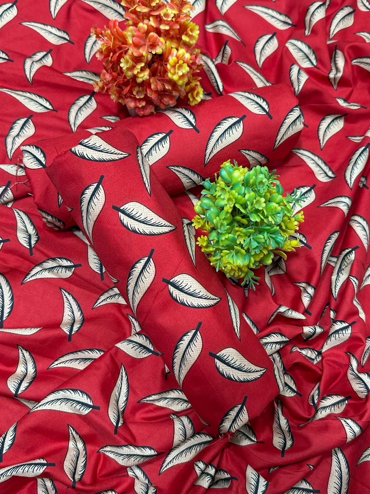 FLORAL COTTON 2PC D-078