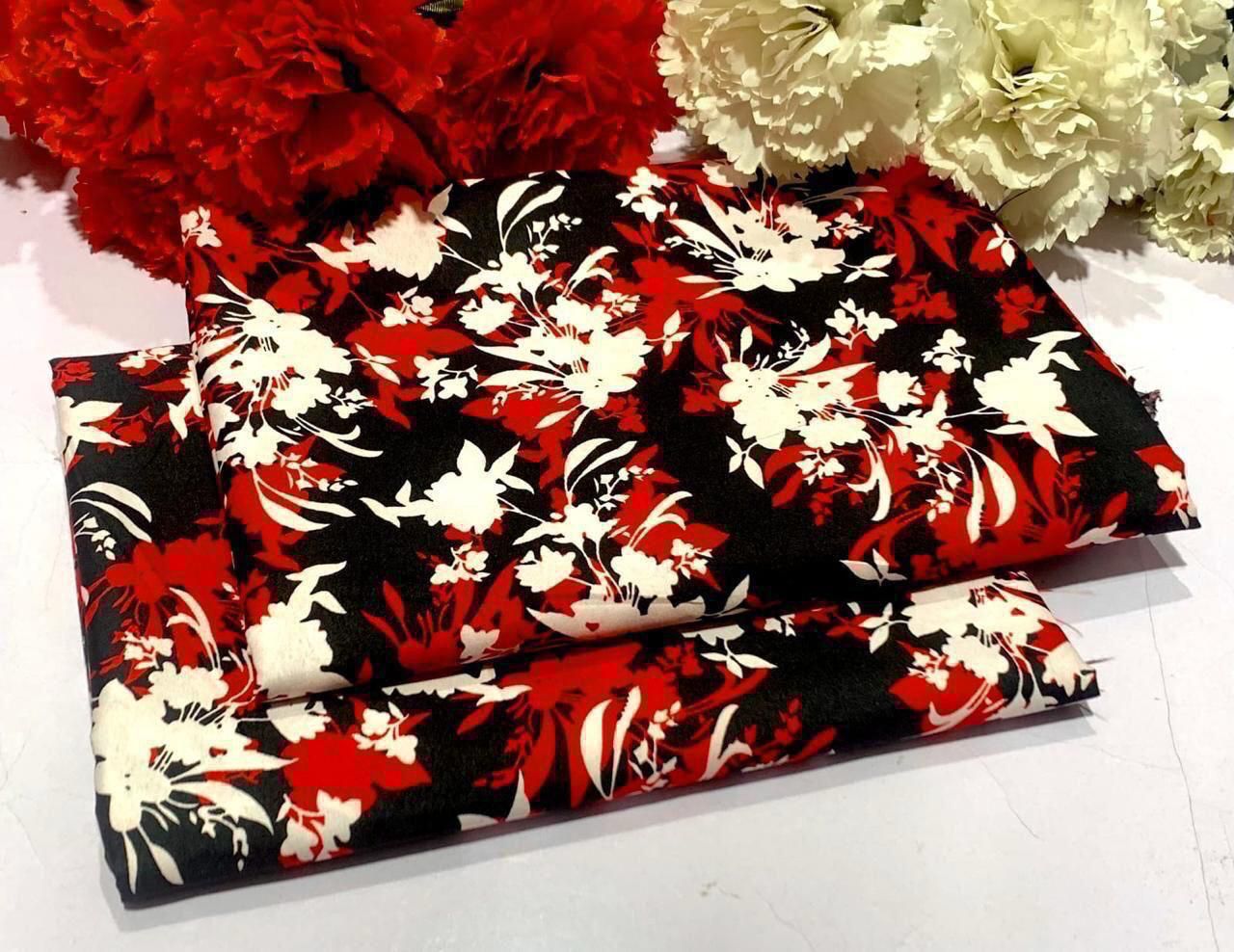 FLORAL COTTON 2PC D-023