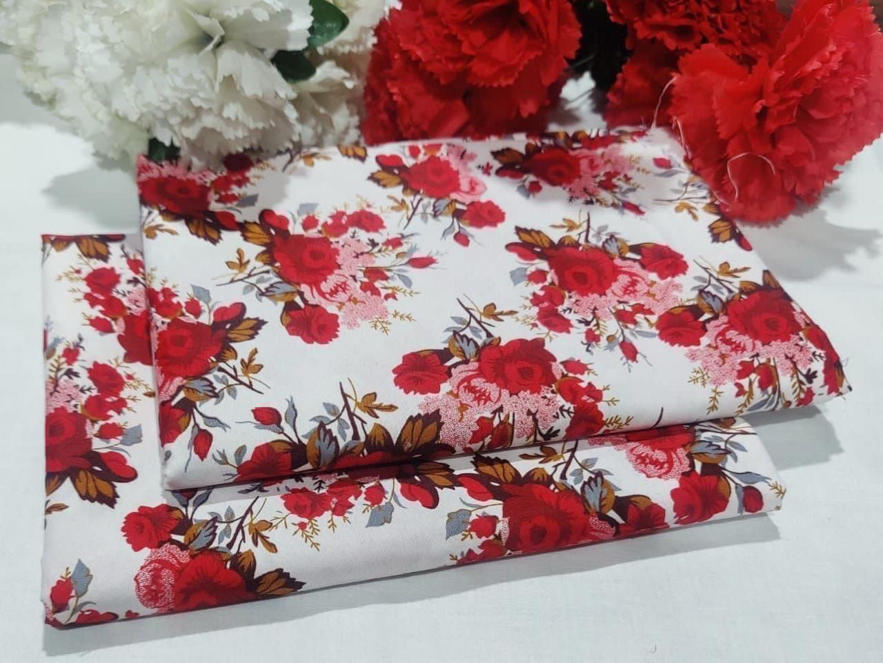 FLORAL COTTON 2PC D-031