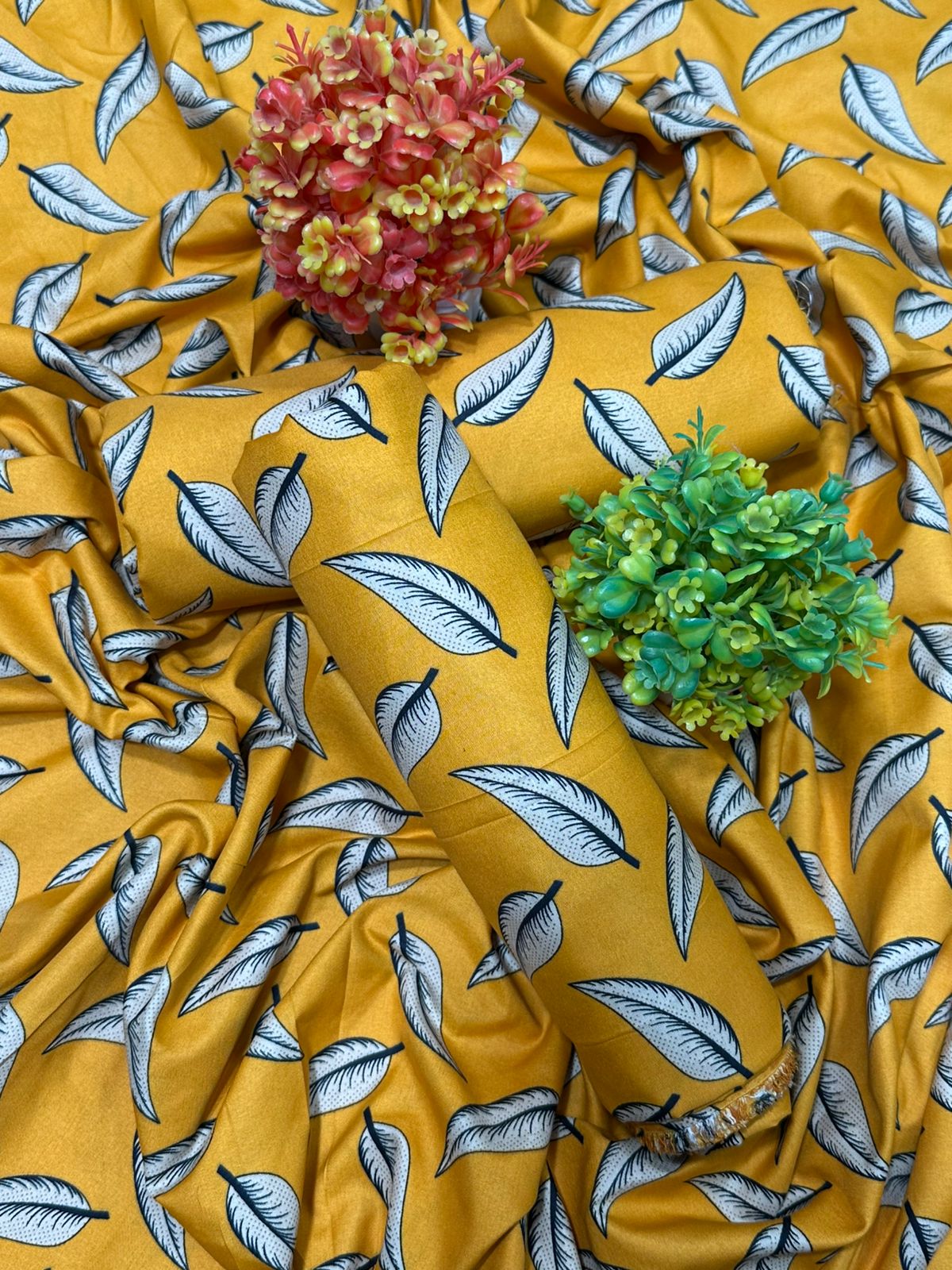 FLORAL COTTON 2PC D-087