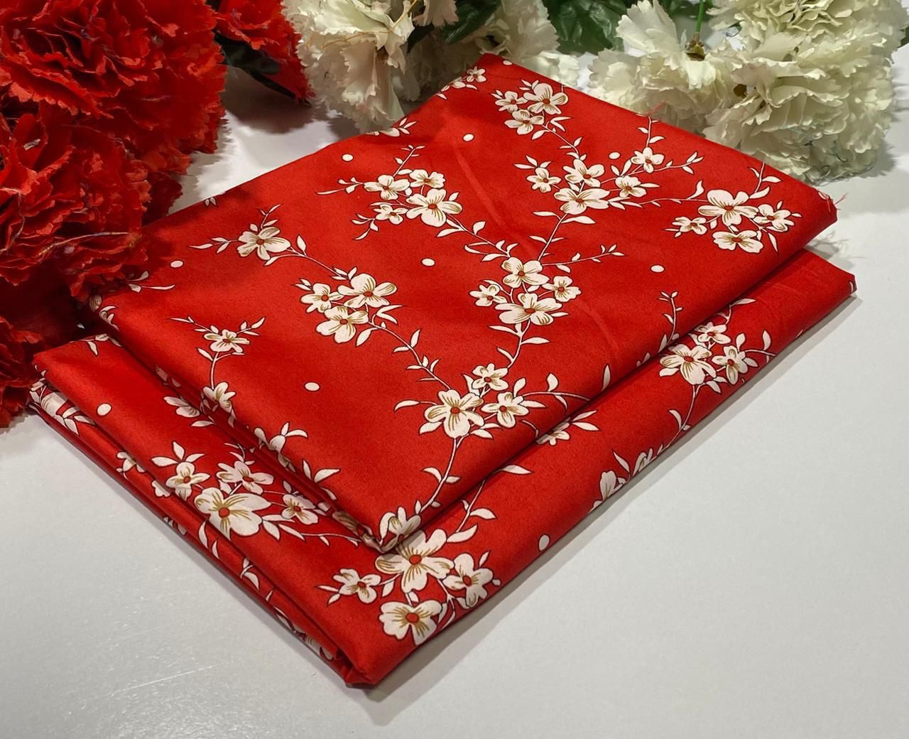 FLORAL COTTON 2PC D-071