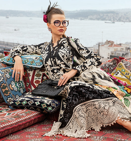 Digital Printed Khaddar 3pc Unstitched K-003