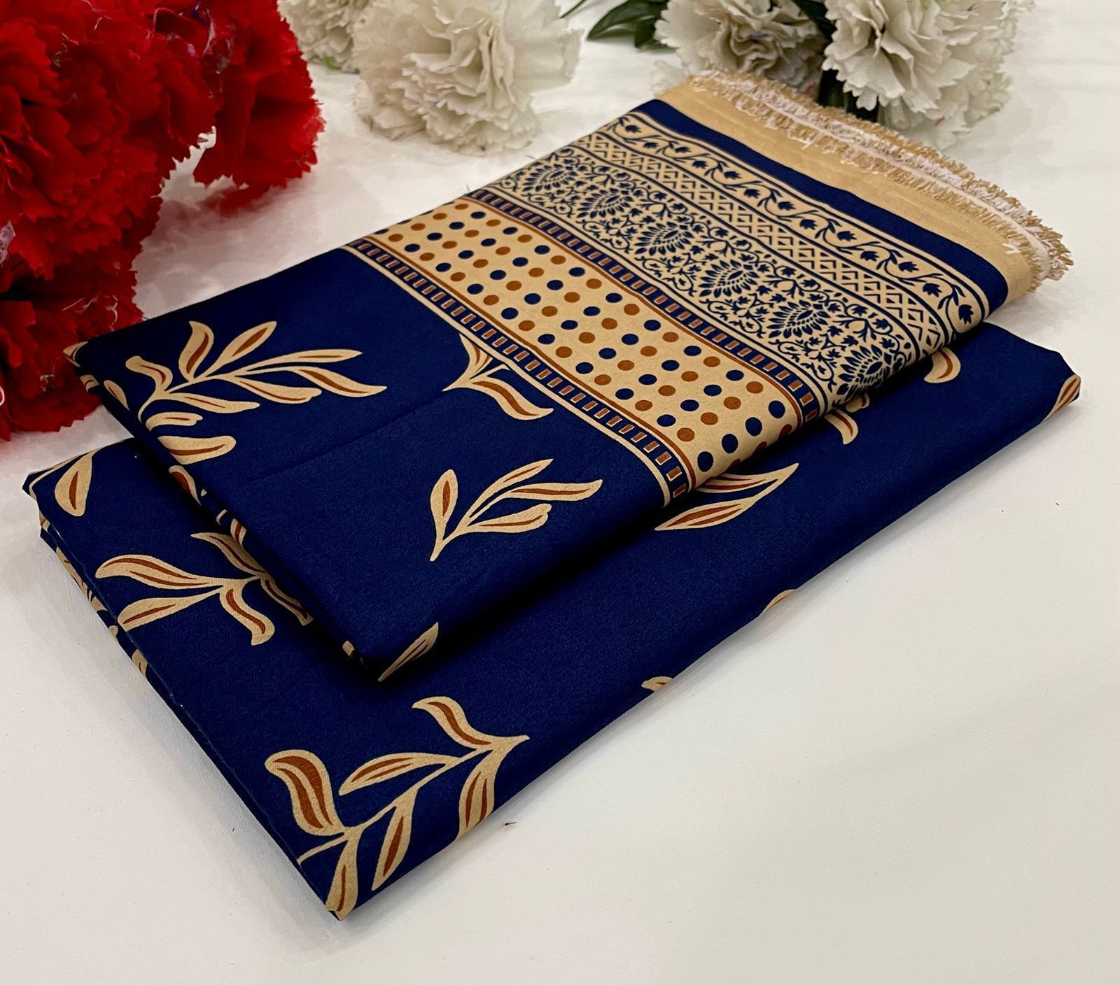 FLORAL COTTON 2PC D-051