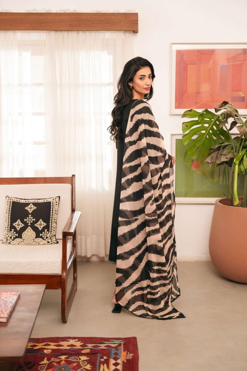 3PC EMBROIDERED SUIT DHANAK ZZ-019