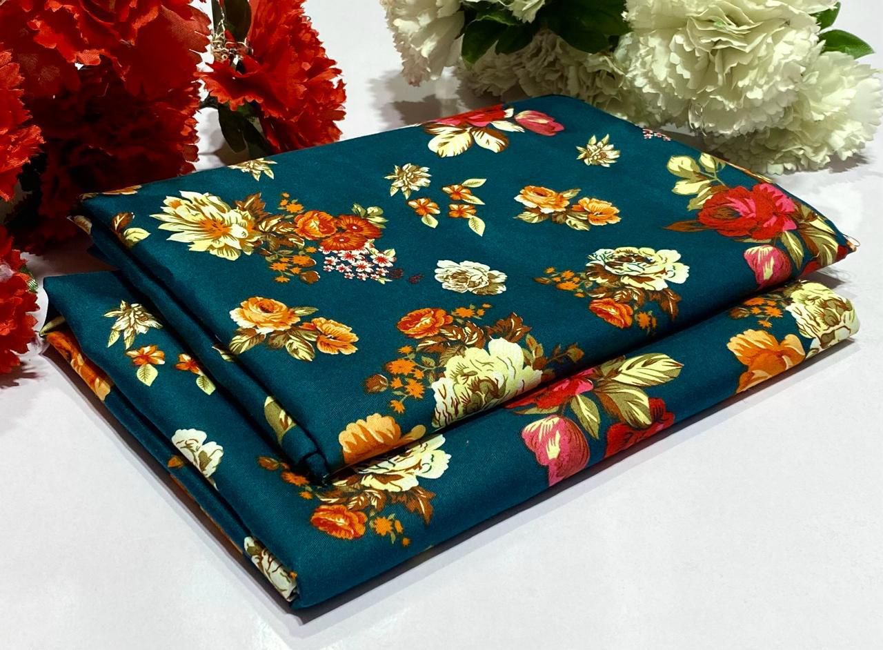 FLORAL COTTON 2PC D-060