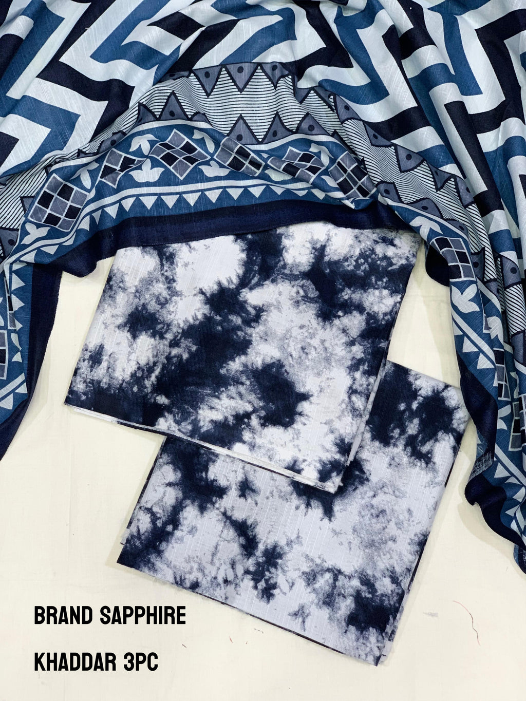 Digital Printed Khaddar 3pc Unstitched K-004