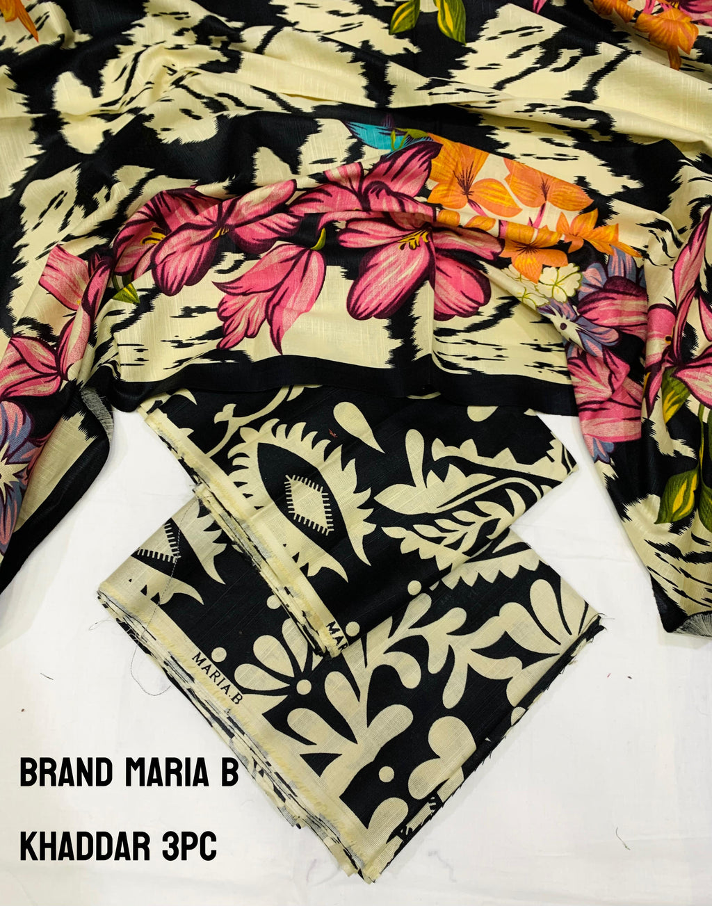 Digital Printed Khaddar 3pc Unstitched K-003