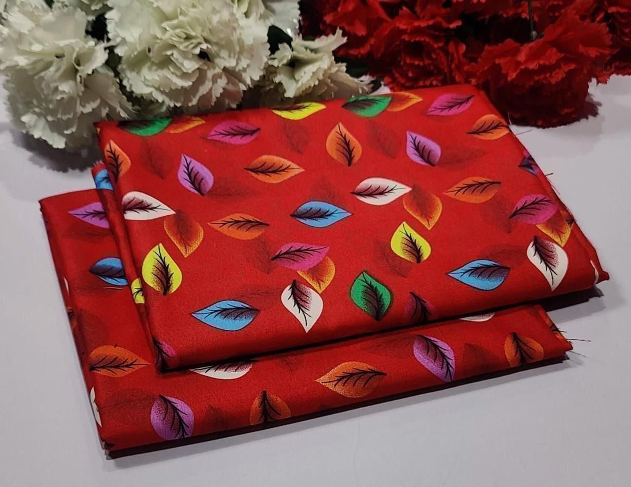 FLORAL COTTON 2PC D-022