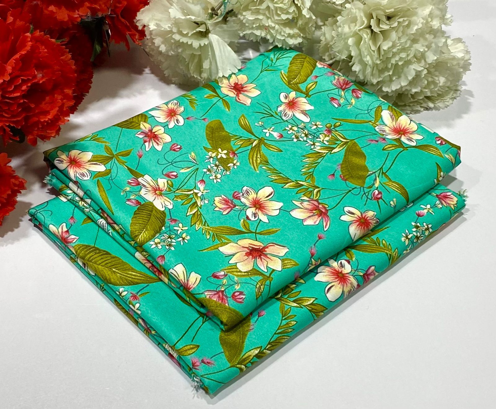 FLORAL COTTON 2PC D-068