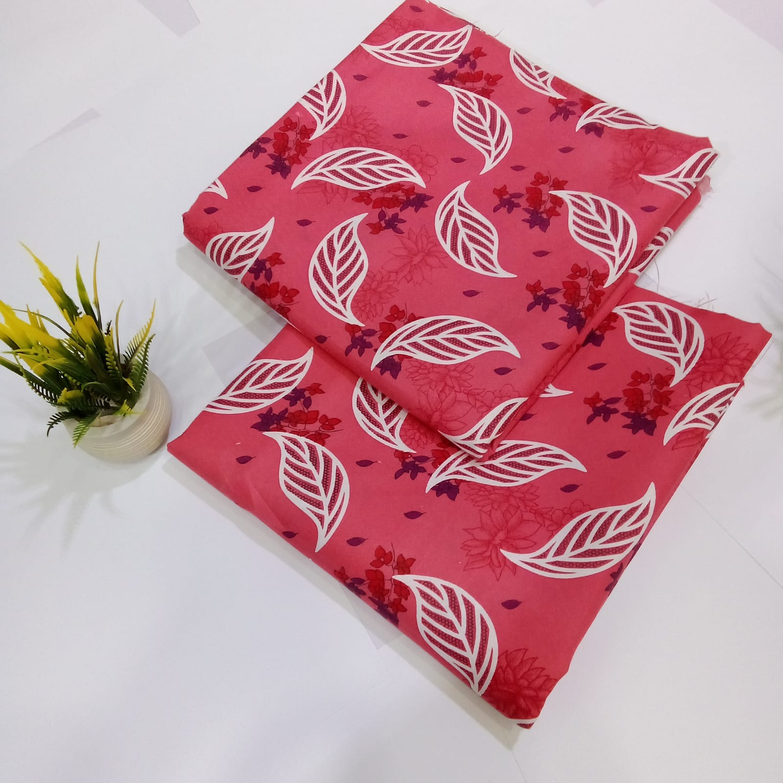 FLORAL COTTON 2PC D-081