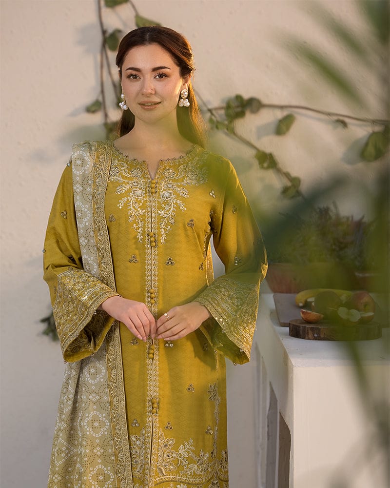 3PC EMBROIDERED SUIT DHANAK ZZ-012