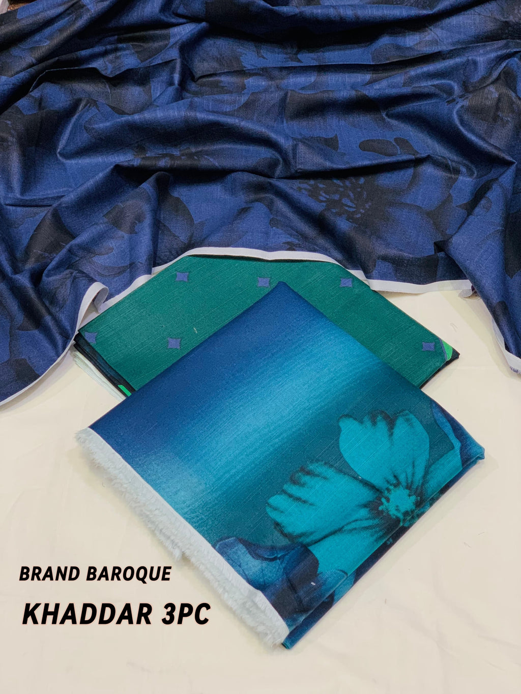 Digital Printed Khaddar 3pc Unstitched K-002