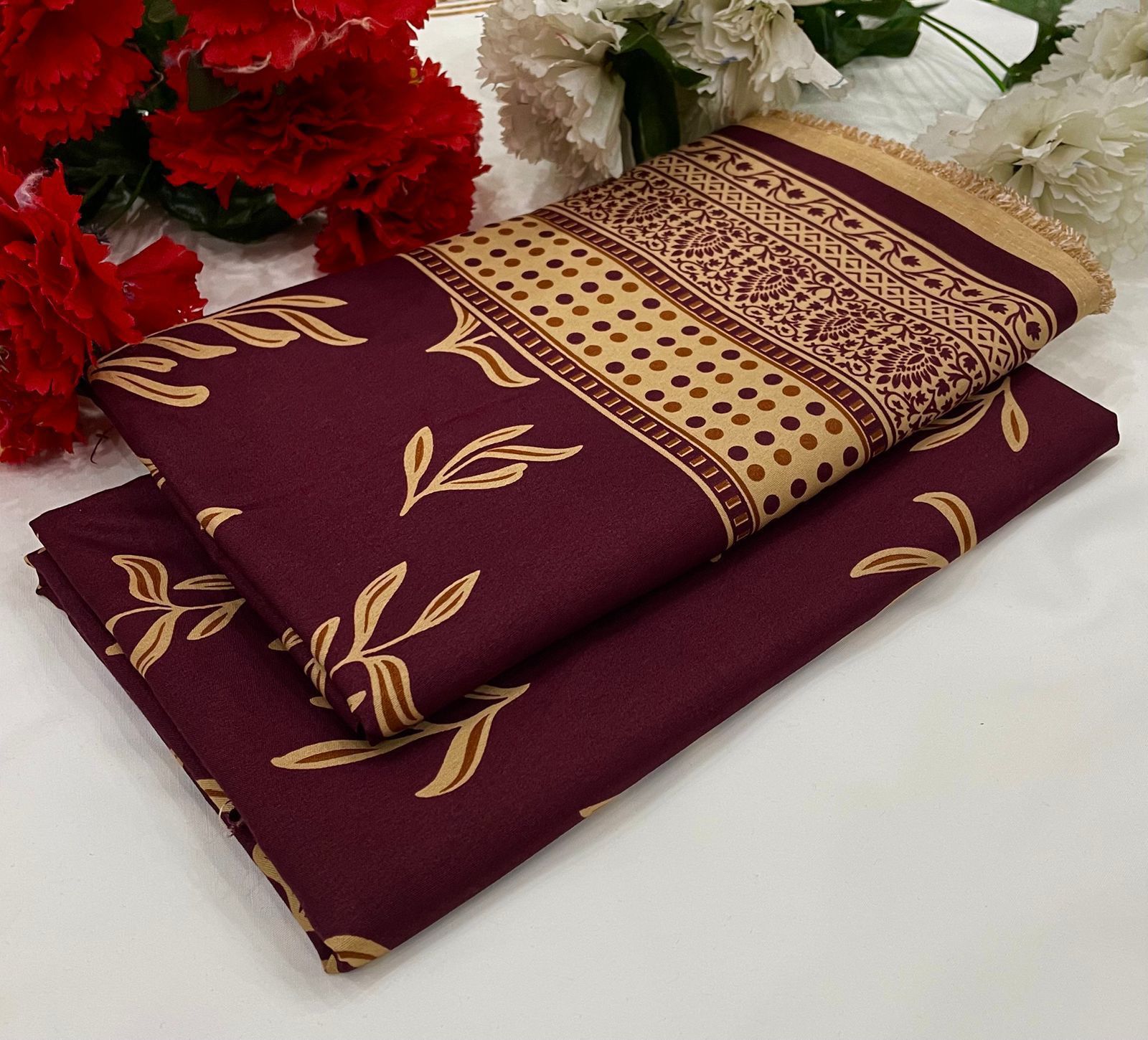 FLORAL COTTON 2PC D-049