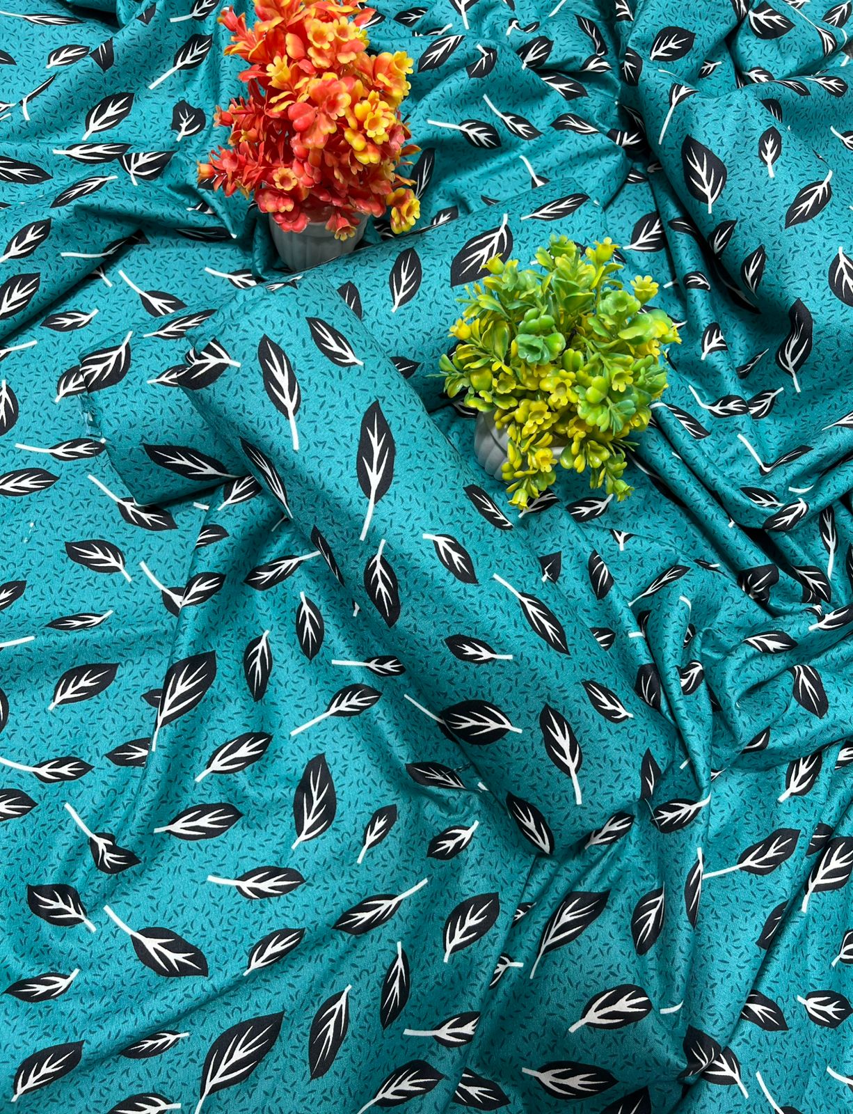 FLORAL COTTON 2PC D-082