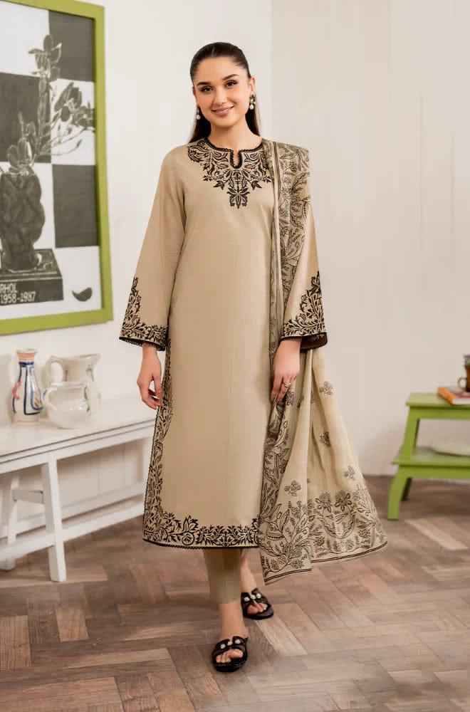 3PC EMBROIDERED SUIT DHANAK ZZ-020