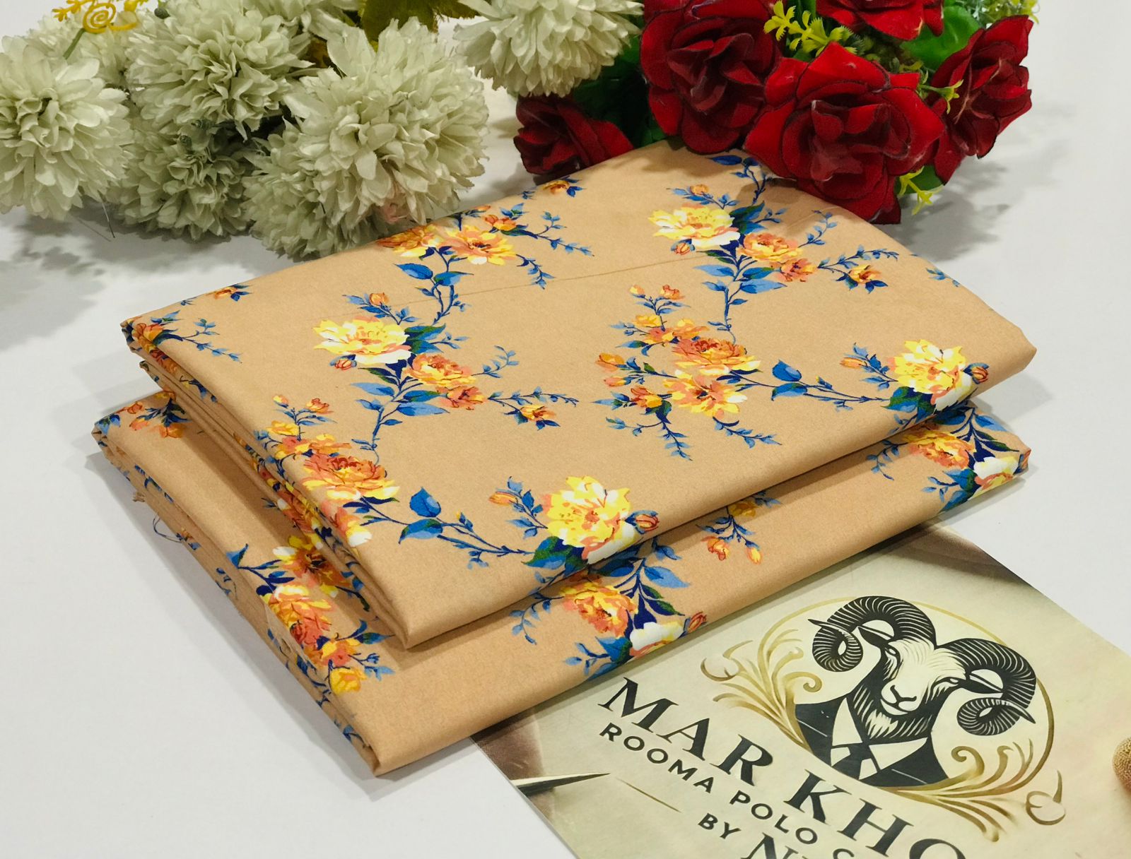 FLORAL COTTON 2PC D-041