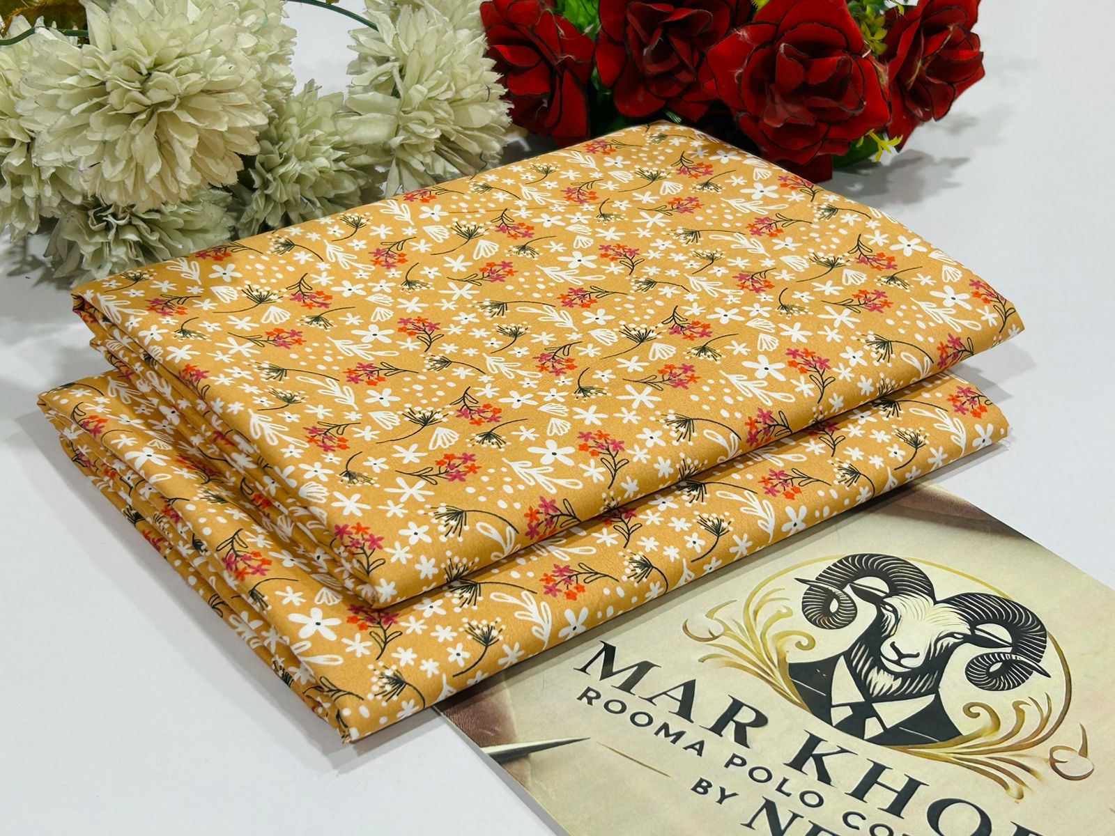 FLORAL COTTON 2PC D-037