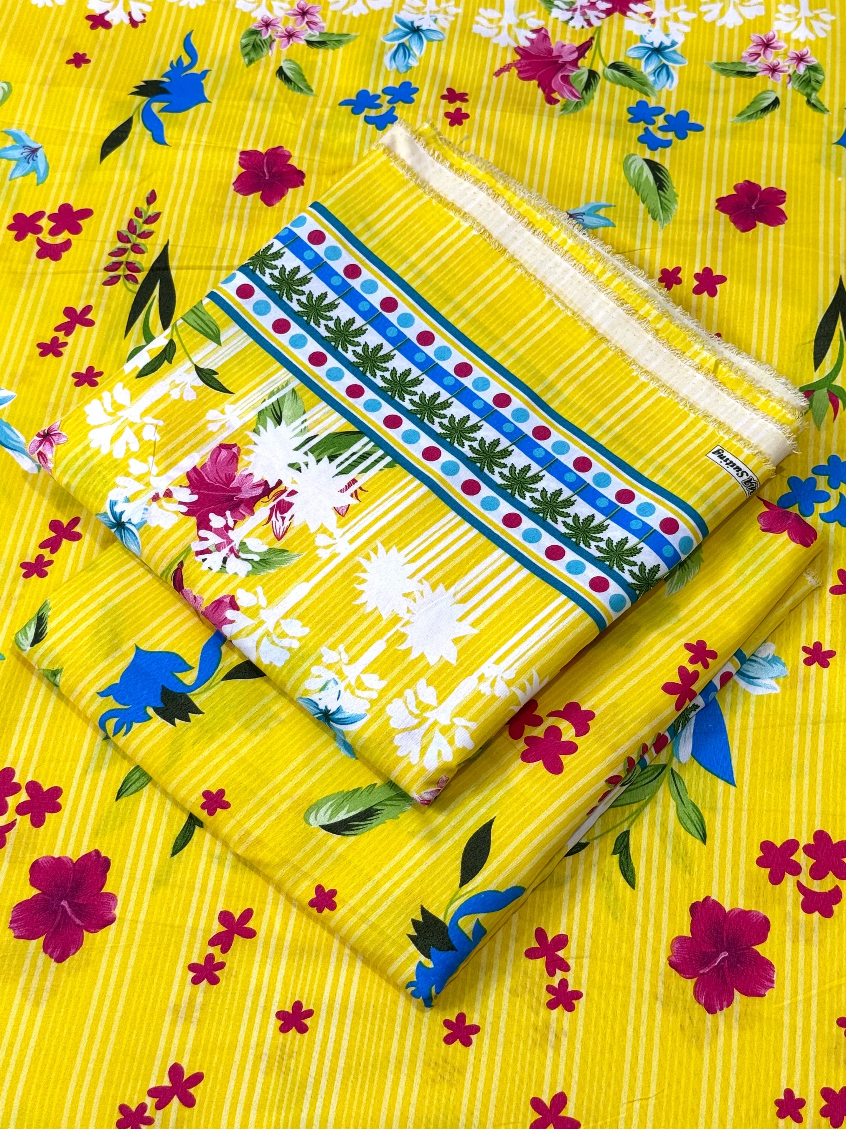 FLORAL COTTON 2PC D-046